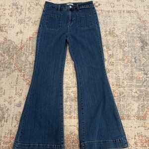 Classic Blue Patch Pocket jeans